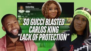 CARLOS KING DELETED INTERVIEW WITH SO GUCCI AFTER SHE CALLED HIM OUT [upl. by Huebner]