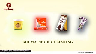 Milma Product Making Video  Butter Packing  Peda Making  Chocobar Making  Cone Making [upl. by Ahsaf]