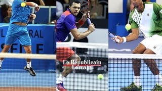 Wawrinka Tsonga Monfils  le retour gagnant du Moselle Open aux Arènes [upl. by Enriqueta900]