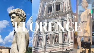 Florence Italy Summer Travel Vlog  Uffizi David Medici amp Firenze Passeggiata  WALK WITH FAE [upl. by Wickner289]