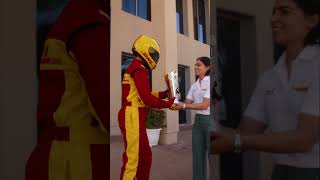 DHL x Formula 1 DHL Fastest Lap Trophy Delivery [upl. by Jen]