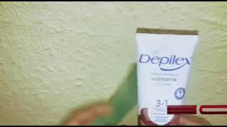 Cómo depilar los vellos en 5 minutos fácil con Crema Depilex UNBOXING [upl. by Anatol]