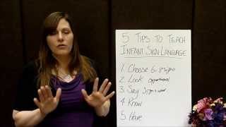 5 Tips to Teach Infant Sign Language [upl. by Rosalie]