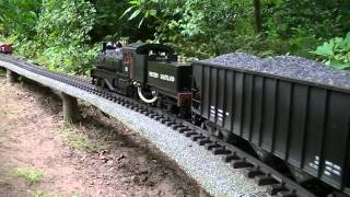 Gauge 1 Live Steam G1MRA GTG August 2013 at the Lowlandstrack [upl. by Noelani]