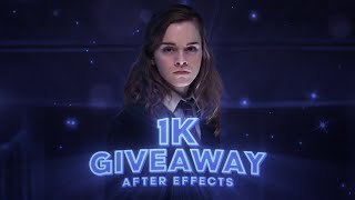 1K GIVEAWAY AFTER EFFECTS shakes colorings presets amp more  AFTER EFFECTS EDIT [upl. by Llemhar103]