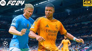 FC 24  Real Madrid Vs Manchester City  Ft Mbappe UEFA UCL 2425 FINAL Match   4K60 HDR [upl. by Nahtnanhoj]