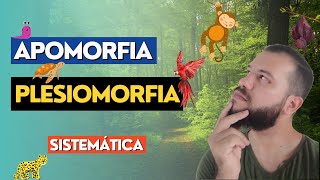 Apomorfia plesiomorfia e estados de caracteres  Sistemática e filogenia [upl. by Grand]