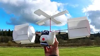 Flying Circus 1s Differential Thrust  Autogyro  Magnus Effect Flight [upl. by Eiramaneet914]