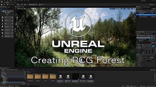 UE5 Tutorial Ultra Realistic PCG Biome Poplar Forest UE5 gamedev unrealengine [upl. by Casanova]