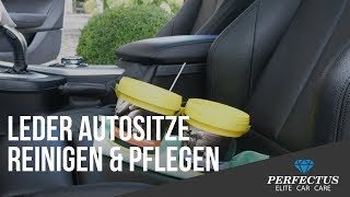 LederpflegeAuto Ledersitze  Reinigen ampPflegen [upl. by Shari52]