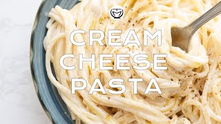 10Minute Cream Cheese Pasta [upl. by Ynattir133]