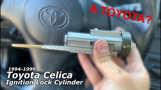 19941999 Toyota Celica  Ignition Lock Cylinder Removal [upl. by Orteip]