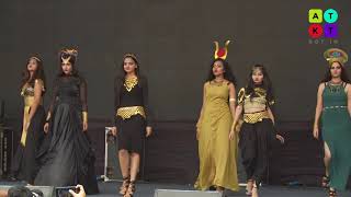 Egyptian Themed Fashion Show by Students from NM College  Umang 2018 [upl. by Geraldina]