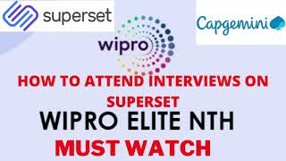 AVOID These MISTAKES in Wipro INTERVIEW on SUPERSET  WIPRO ELITE NTH [upl. by Fredie85]