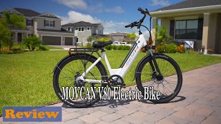 MOVCAN V80 Electric Bike Review  2024 New Electric Bike Adult Model [upl. by Bibah]