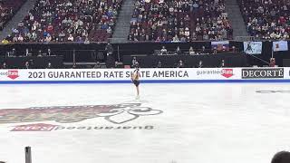 Alexandra Trusova 2021 Skate America free skate fancam  Александра Трусова пп [upl. by Dolora]