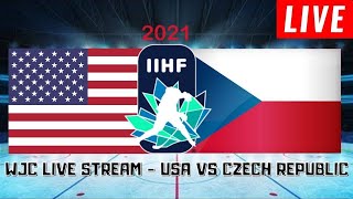 USA vs Czech Republic Live Stream  IIHF World Juniors Championship 2021 Play By PlayReactions [upl. by Alphard]