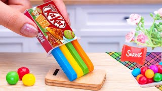 Best Miniature Chocolate Cake Decorating  1000 Satisfying Mini Rainbow KitKat Cake Dessert Ideas [upl. by Weissmann]