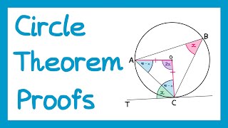 Circle Theorem Proofs  GCSE Higher Maths [upl. by Granlund]