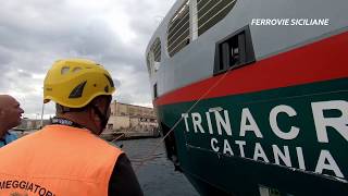 Bluferries a bordo della nave Trinacria [upl. by Hayikaz]