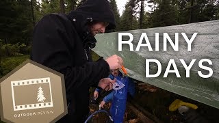 Rainy Days  Bushcraft Wochenende Oktober 2017 [upl. by Wilek]