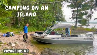 Voyageurs National Park  Kabetogama Lake Camping on Sugarbush Island [upl. by Aivax]