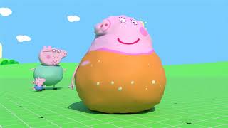 Peppa Pig VS 1000KG experiment 😄 NOT FOR KIDS [upl. by Lock]