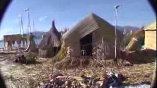 Lake Titicaca Peru and Bolivia floating island podroze po swiecie  Bolivia i Peru [upl. by Dasya]