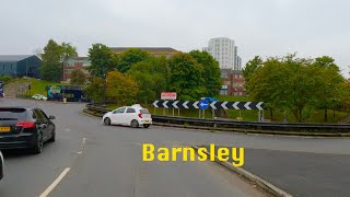 Driving Through Barnsley During Afternoon Rush Hour in 4K [upl. by Allina]