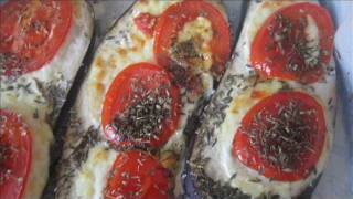 AUBERGINE A LA TOMATE ET MOZARELLA AU FOUR [upl. by Ginevra]