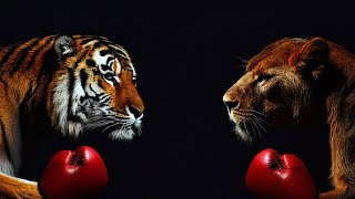 Lion Vs Tiger Video 2024 amp Tiger Vs Lion Comparison Real Video [upl. by Wernda]