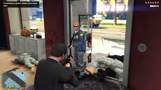 GTA 5  Michael Franklin and Trevors Ten Star Escape From Ponsonbys1 [upl. by Samuele11]