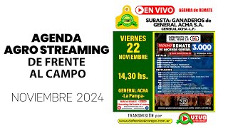 en VIVO  1430 hs  REMATE de GAN de GENERAL ACHA SA  GRAL ACHA LP VIE 22  NOV [upl. by Backer585]