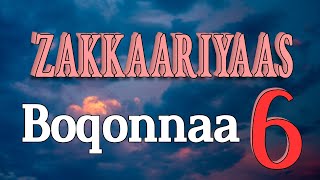 Zakkaariyaas Boqonnaa 6 [upl. by Concordia]