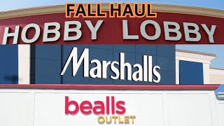 Fall Haul Hobby Lobby Bealls Outlet and Marshall’s Follow me TawandasBlessedLife [upl. by Kahaleel384]