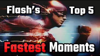 Top 5 Fastest Flash Moments [upl. by Sucramraj624]