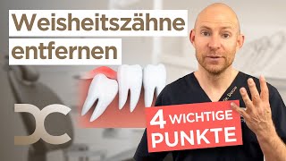 4 Punkte die Du vor Deiner Weisheitszahn OP unbedingt beachten solltest [upl. by Neelrac205]