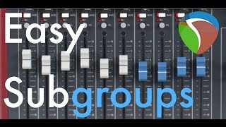 Easy Sub Groups in REAPER [upl. by Isabelle]