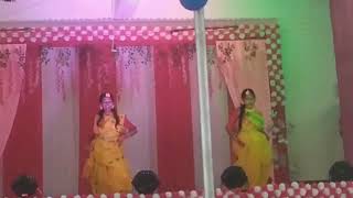 Sohag chand bodoni dhoni duet dance performance 😇 in school 🏫 on the stage 👯‍♀️😄 [upl. by Lalitta]