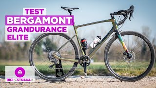 TEST GRAVEL  Bergamont Grandurance Elite gravel bella e possibile [upl. by Ahsile]