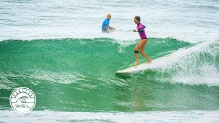 2018 Longboard Pro Biarritz Highlights Longboard Pro Biarritz Down to Final Four [upl. by Illoh714]