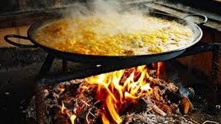 TUTORIAL HACER PAELLA DE POLLO A LEÑA RAPIDA SENCILLA Y ECONOMICA PAELLA PERFECTA [upl. by Aivalf711]