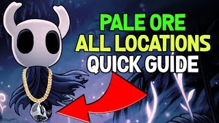 Hollow Knight Pale Ore Location Guide for Nail Weapon Upgrades [upl. by Nylirret]