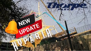 Thorpe park new rollercoaster Hyperia update Ep8 [upl. by Shiri376]