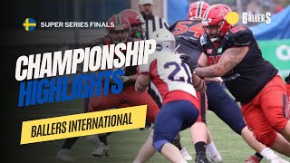 Carlstad Crusaders vs Stockholm Mean Machines  Swedish Champion Games Highlight  2024 [upl. by Ahsiekal]