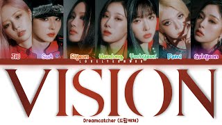 Dreamcatcher 드림캐쳐 – VISION Lyrics Color Coded HanRomEng [upl. by Hardwick681]