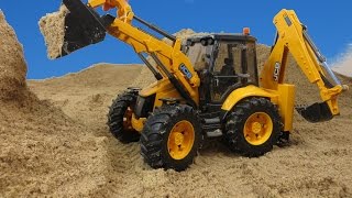 Bagger deutsch BRUDER Spielwaren Baggerlader JCB 5CX eco für Kinder [upl. by Fosdick92]