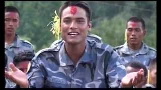 APF Dashain Song Dhankai Bala Jhulaula [upl. by Eladnek]