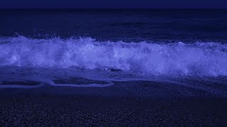 Fall Asleep With Relaxing Wave Sounds at Night Low Pitch Ocean Music for Deep Sleeping [upl. by Frieder]