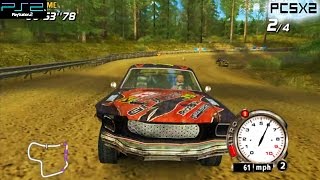 Flatout  PS2 Gameplay 1080p PCSX2 [upl. by Heiskell675]